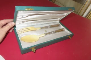 JUEGO DE ENSALADA DE PLATA