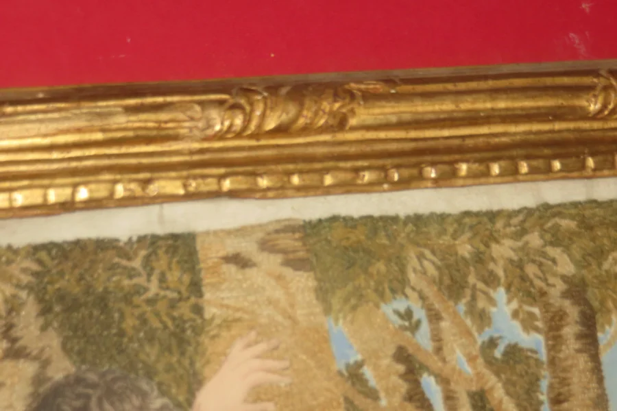 QUADRO ACQUERELLO E RICAMO