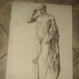 Deux Grands Dessins De Nus époque Début 20 ème.