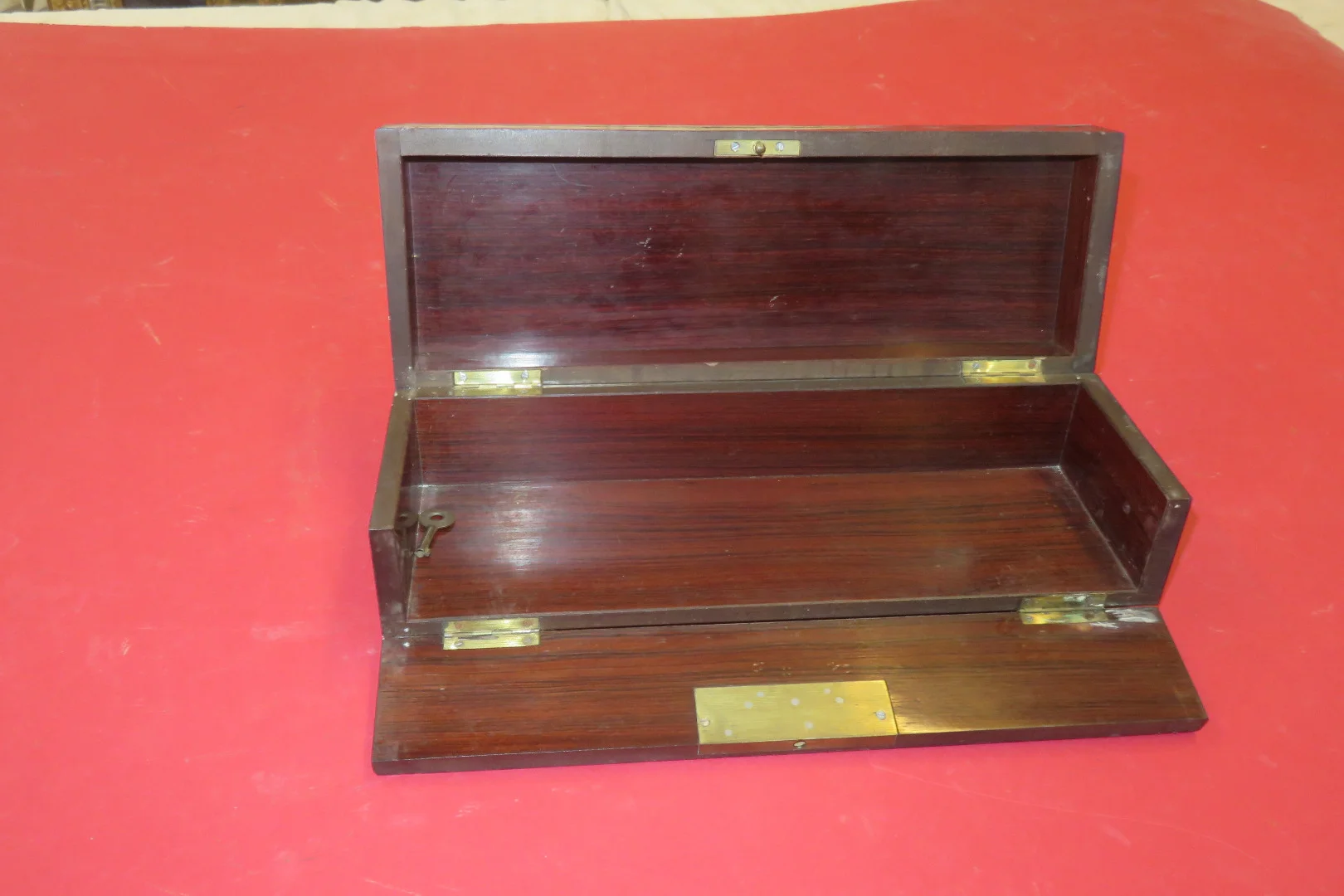Boite à Gants En Bois Noici, époque 19 ème,  Napoléon III.