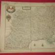 Carte Du Languedoc, époque 17 ème.