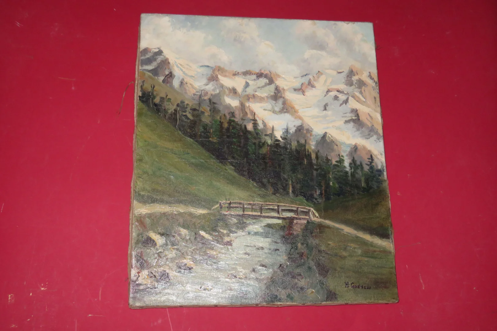EARLY 20th CENTURY OIL ON CANVAS