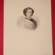 Marie-sophie En Bavière, Reine De Naples, Eau Forte époque 19ème.