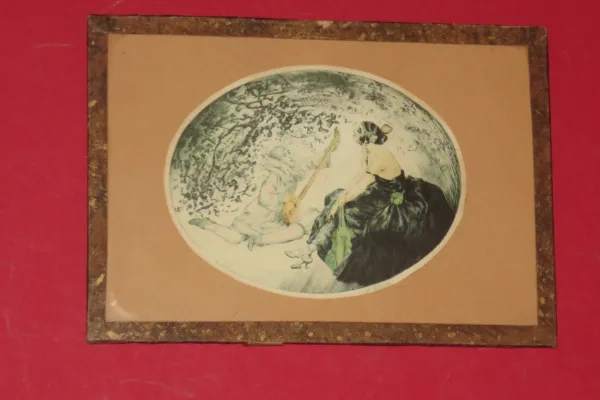 Ensemble de 4 gravures époque début 20ème, art déco.