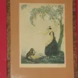 Ensemble de 4 gravures époque début 20ème, art déco.