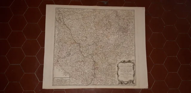 ドイツ帝国の18世紀の地図