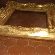 Cadre époque 20 ème, en bois doré.