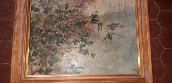 19e-EEUWS LANDSCHAP door Georges FRAIPONT