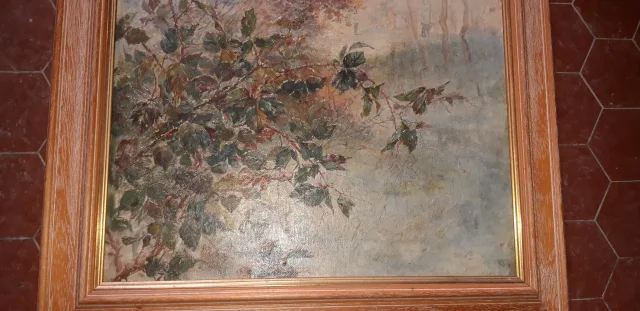 PAESAGGIO DEL XIX SECOLO di Georges FRAIPONT