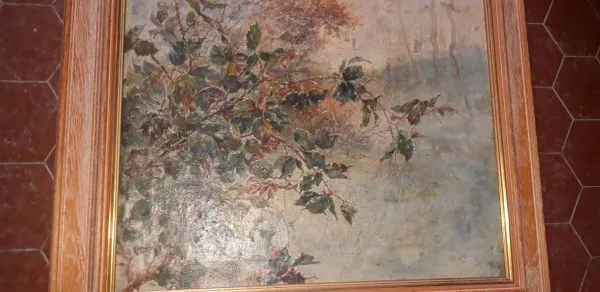19e-EEUWS LANDSCHAP door Georges FRAIPONT