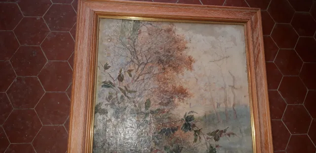 PAESAGGIO DEL XIX SECOLO di Georges FRAIPONT