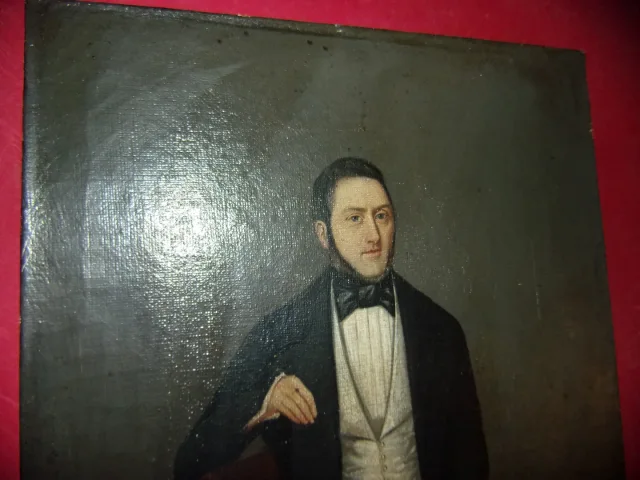 Portrait d'Un Homme De Qualité, époque 19ème.