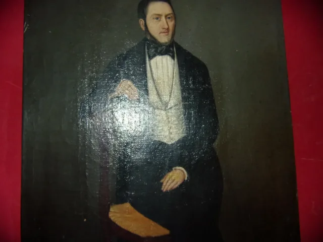 Portrait d'Un Homme De Qualité, époque 19ème.