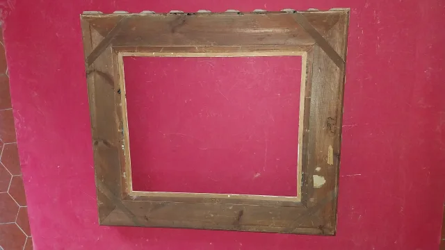 Cadre E.bouche époque 20 ème, En Bois.