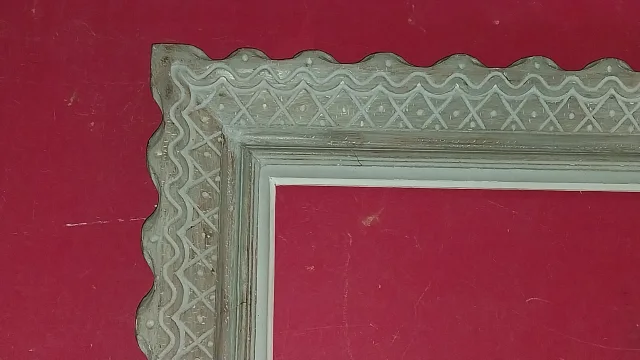 Cadre E.bouche époque 20 ème, En Bois.