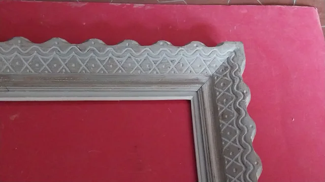 Cadre E.bouche époque 20 ème, En Bois.
