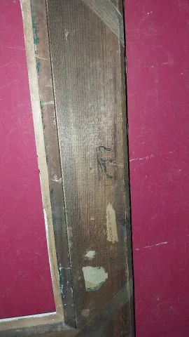Cadre E.bouche époque 20 ème, En Bois.