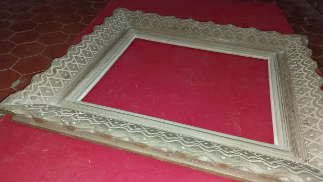 Cadre E.bouche époque 20 ème, En Bois.