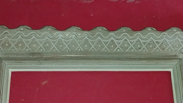 Cadre E.bouche époque 20 ème, En Bois.