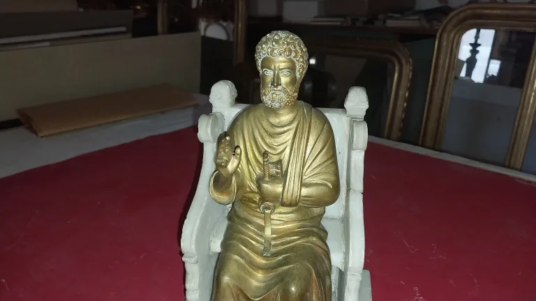STATUETTE DES HEILIGEN PETRUS