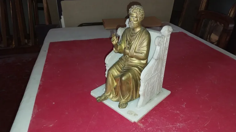STATUETTE DES HEILIGEN PETRUS