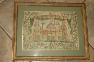 BORDADO DEL SIGLO XVIII de la Sábana Santa