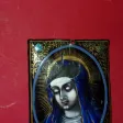 Vierge Marie, émail De Limoges, époque  16ème.