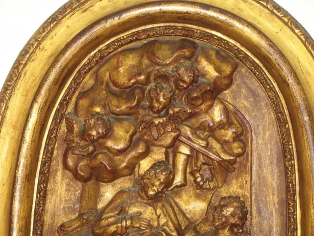 18th CENTURY GILTWOOD IMAGE