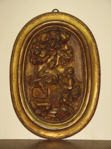 18th CENTURY GILTWOOD IMAGE