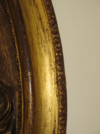 Scène Avec Christ, En Bois Sculpté, Doré, époque 18ème Siècle.