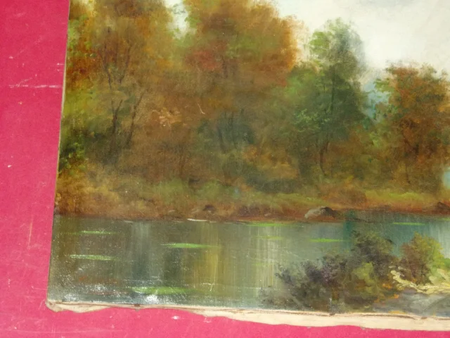 オートンの湖を描いた 19 世紀の絵画
