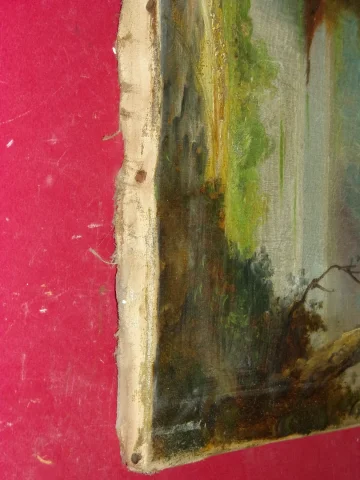 オートンの湖を描いた 19 世紀の絵画
