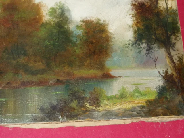 オートンの湖を描いた 19 世紀の絵画