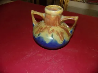Vase,  Grès, Signé Méténier,  époque Début 20 ème.
