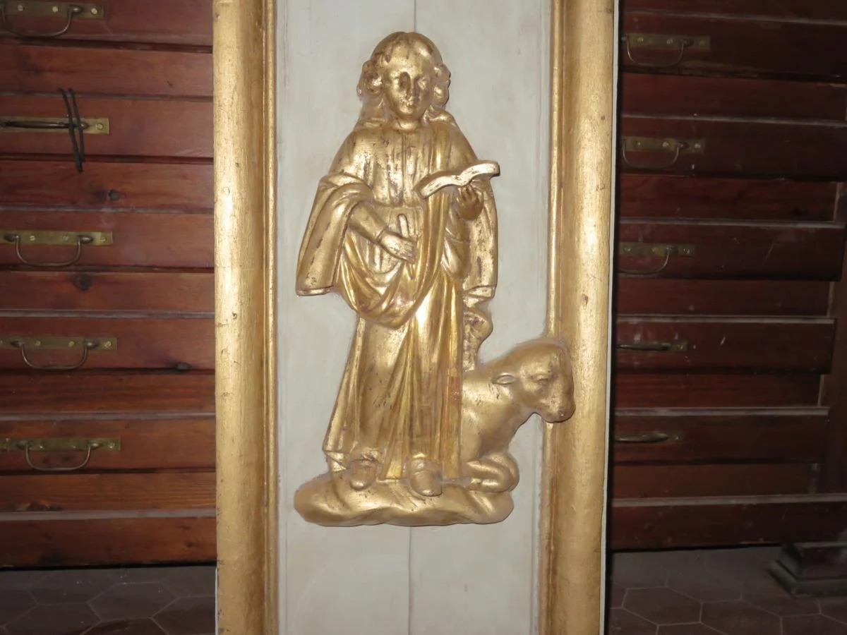 EIGHTEENTH CENTURY WOOD PANEL