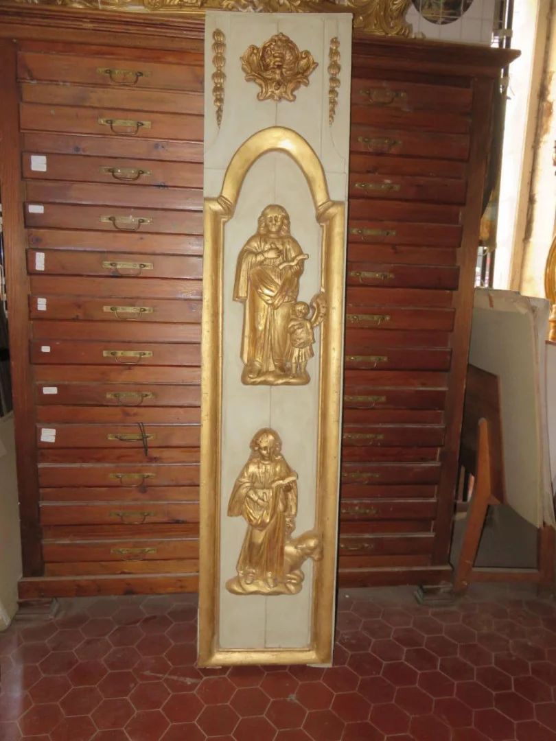 EIGHTEENTH CENTURY WOOD PANEL