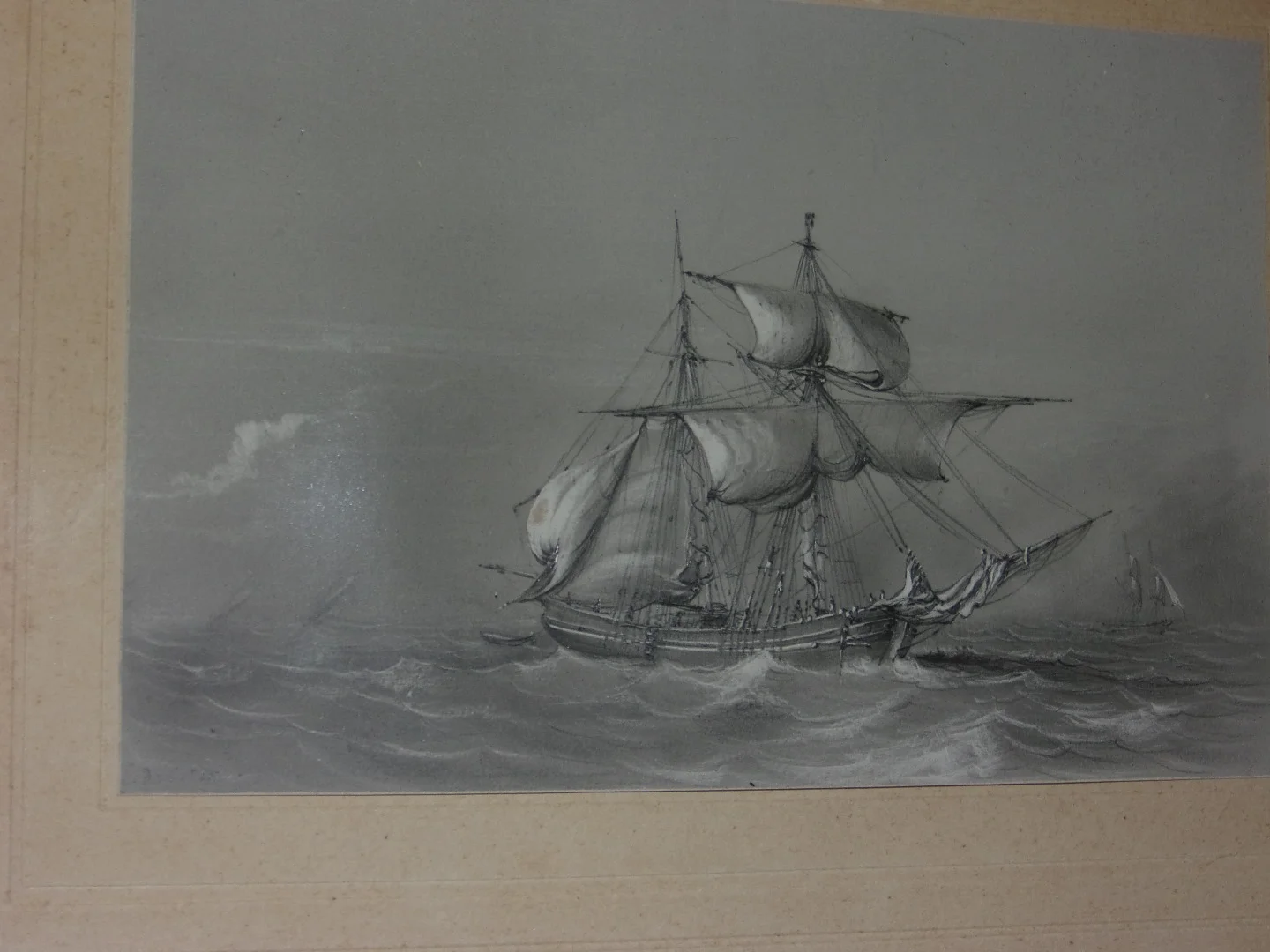 Deux Marines, Dessins époque 19ème.