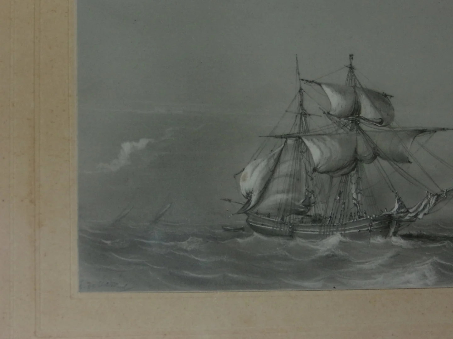Deux Marines, Dessins époque 19ème.