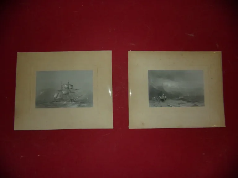 Deux Marines, Dessins époque 19ème.