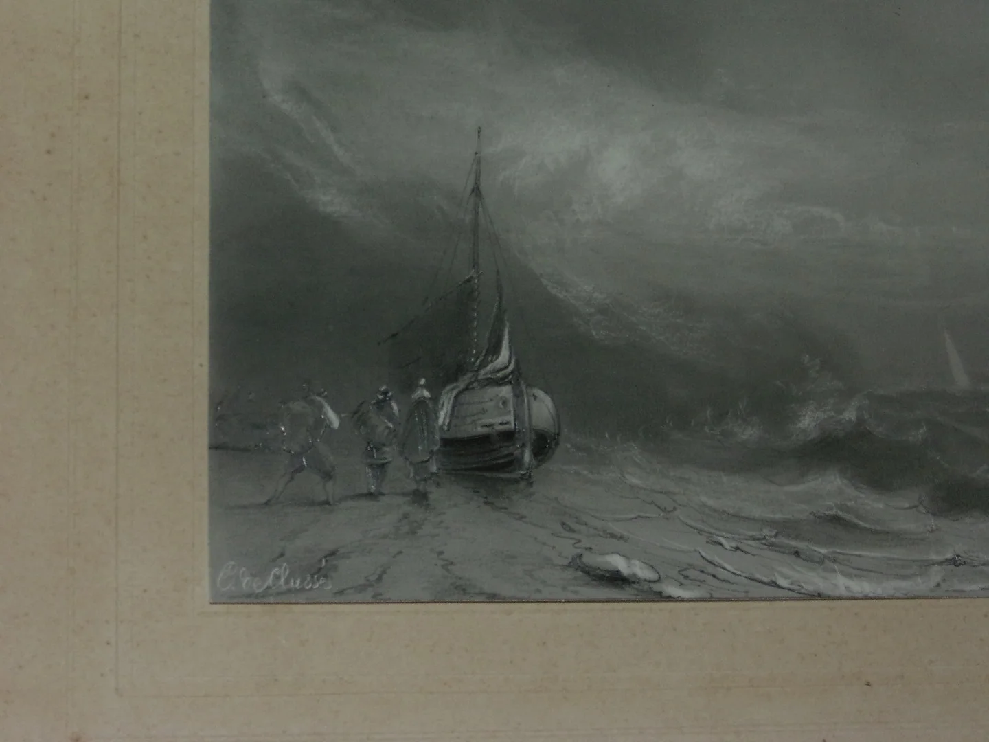 Deux Marines, Dessins époque 19ème.