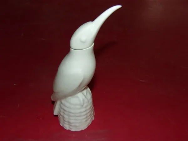 Le  " Martin Pécheur "porcelaine Sandoz Edouart édité Haviland Limoges, Art Déco.