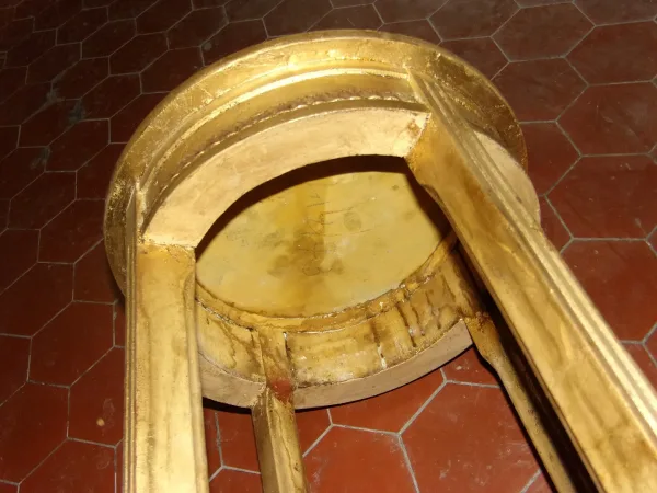 Sellette époque 19ème, En Bois Doré.