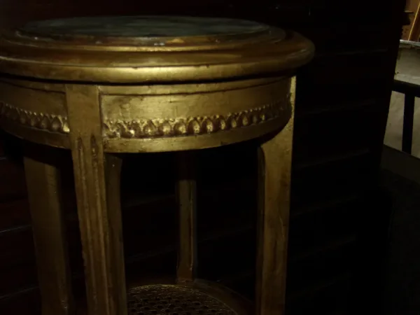 Sellette époque 19ème, En Bois Doré.