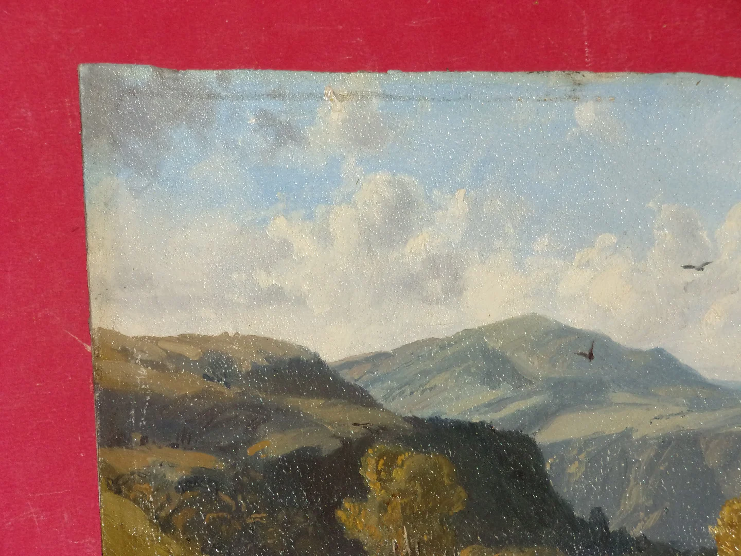 Vue d'un " Gave", Tableau époque 19ème.