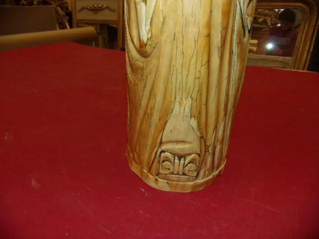 Sculpture En Ivoire, Sage Chinois Des Années 30.