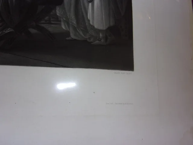 Charlemagne Proclamé Empereur, Grande Gravure époque 19ème.