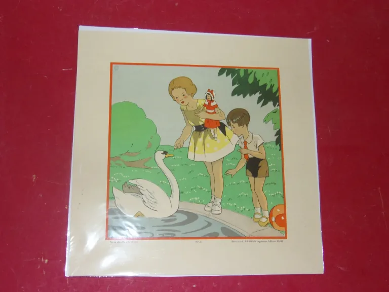 "jeux d'Enfants",  Paire De Gravures Des Années 1930.