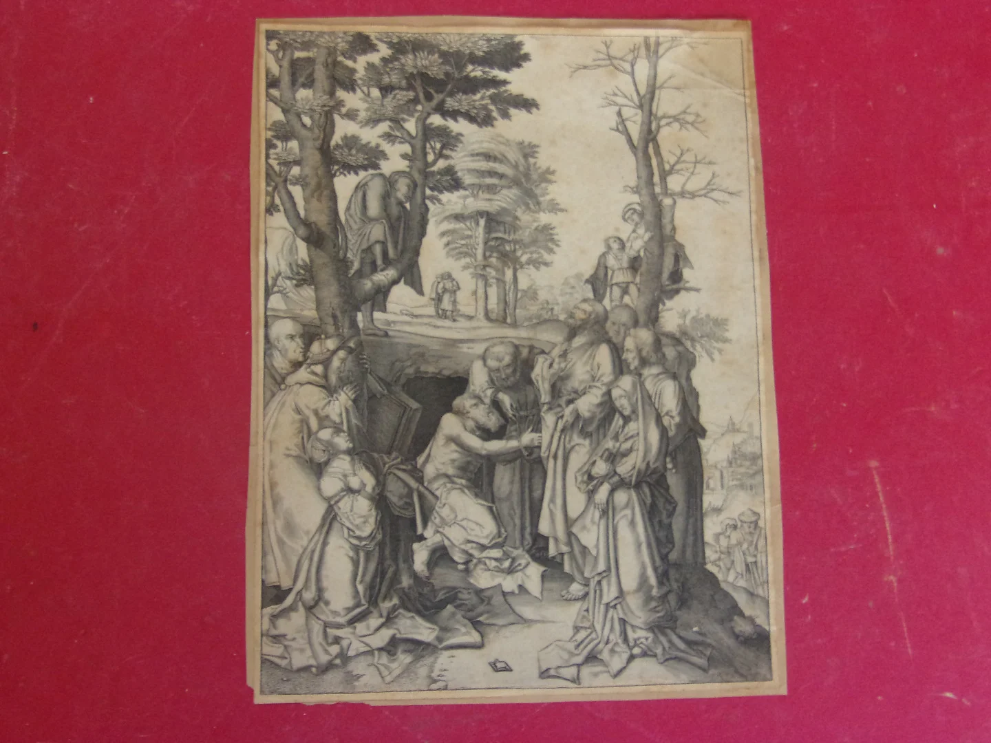 DRUCK AUS DEM SIEBZEHNTEN JAHRHUNDERT von Lucas Van Leyden.