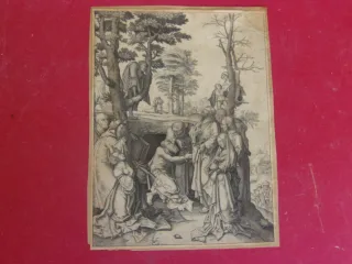 DRUCK AUS DEM SIEBZEHNTEN JAHRHUNDERT von Lucas Van Leyden.