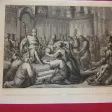 Charlemagne Recevant Des Présents, Gravure époque 19ème.